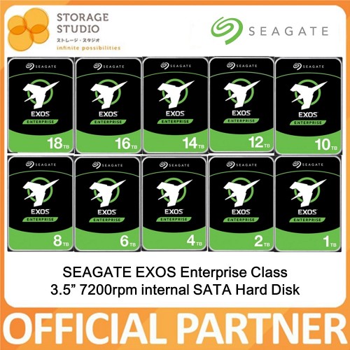 SEAGATE EXOS 7E8/X16 HDD 512N SATA (Base Model) 